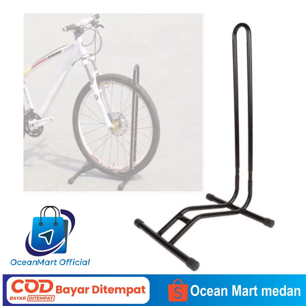 Paddock Sepeda Universal Standar Pedok Model L Black/Hitam MTB Roadbike Aksesoris Sepeda OCEAN MART OCEANMART