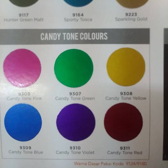 

Diton Premium Candy Tones Colours