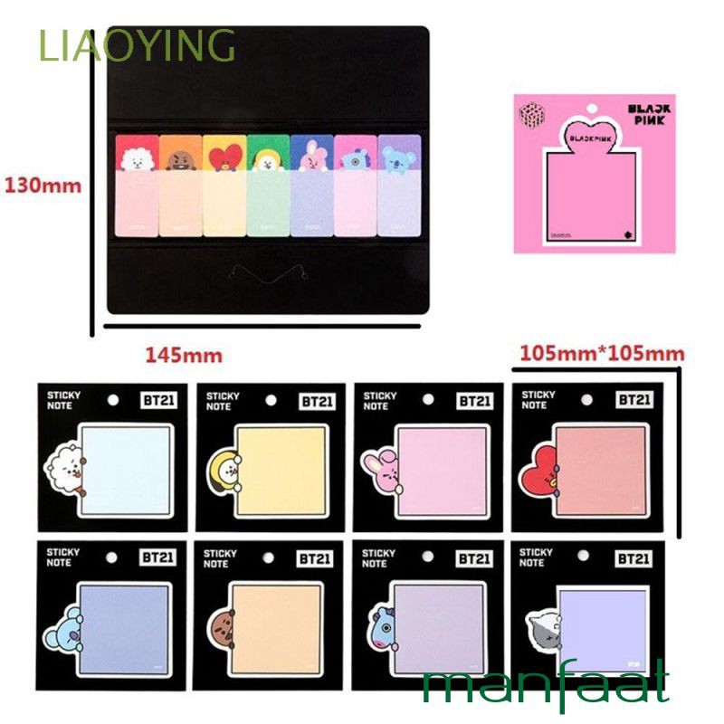 

Murah Blackpink Scrapbooking School Supplies Stationery Note Paper Stickers BT21 Memo Pad Keren