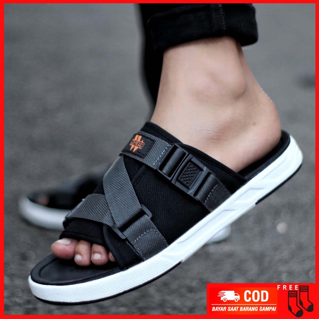 MOLK|Sandal Casual Selop Pria Sandal Gunung Fashion Kasual Trendy Original Distro Nyaman Dipakai