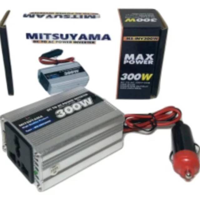 Power Inverter // 300 Watt Dengan USB 5V / Perubah Arus DC to AC // Penstabil Listrik DC to AC