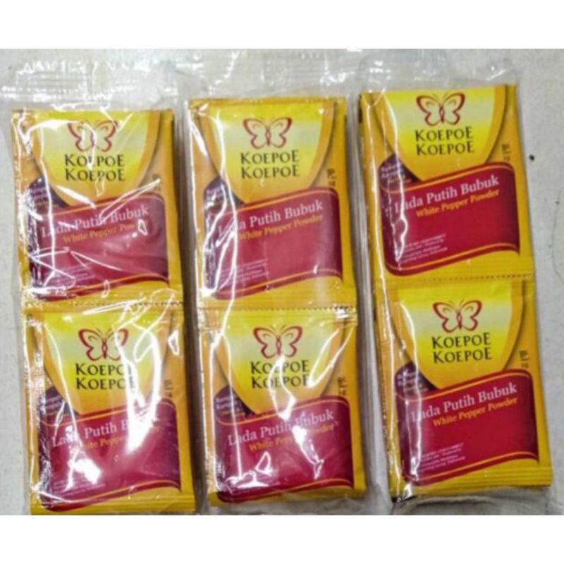 KOEPOE KOEPOE LADA PUTIH BUBUK sachet 2gram x10 (RENCENG)