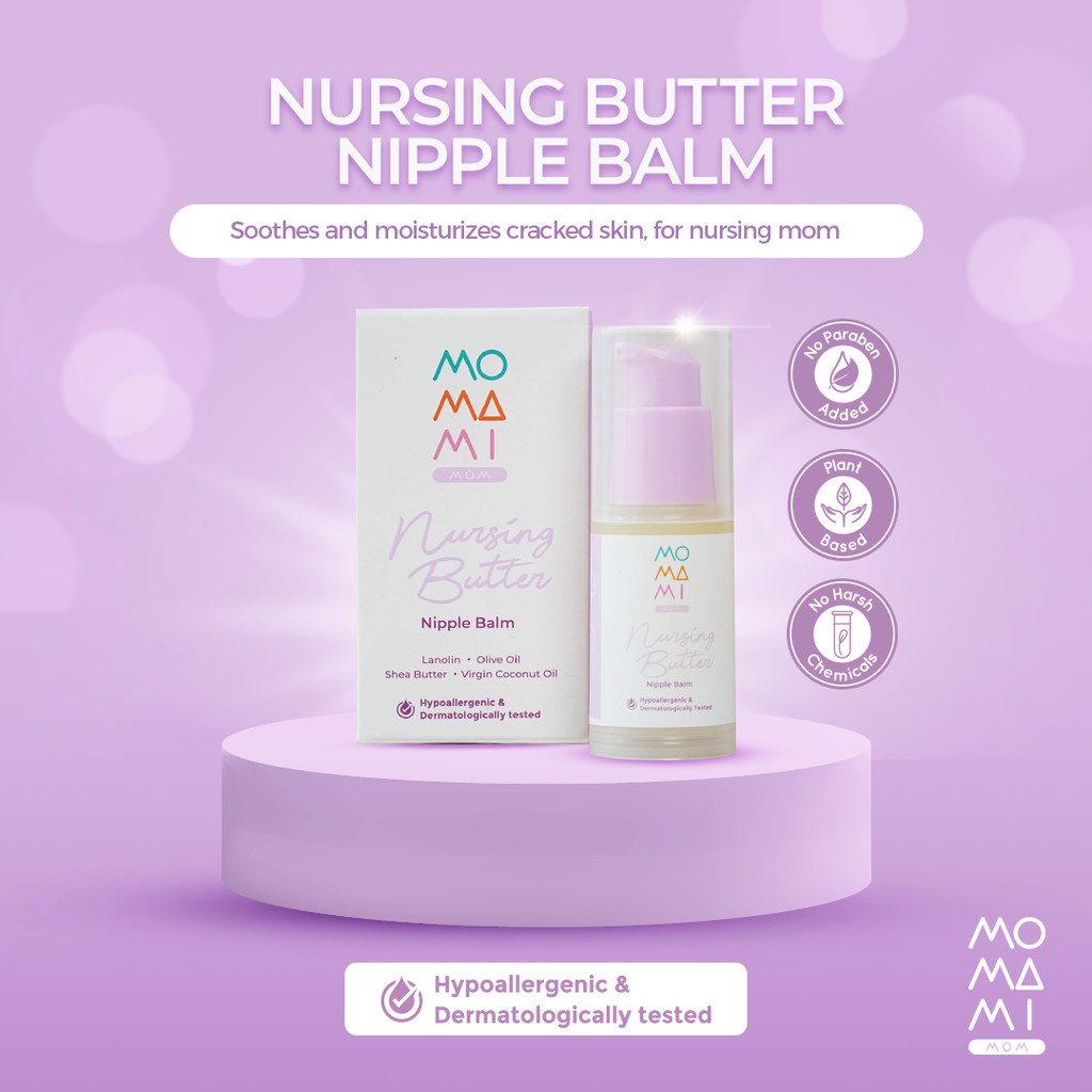 MOMAMI MURAH NURSING BUTTER NIPPLE BALM UNTUK PUTING LECET DAN LUKA NIPPLE CREAM