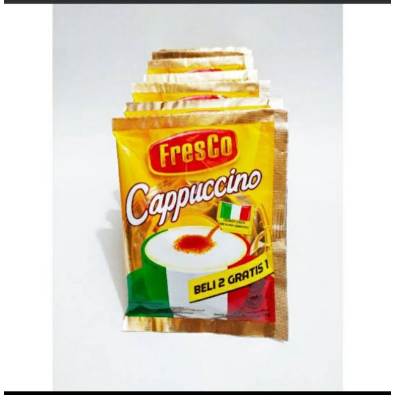 

Fresco Cappuccino Sachet/Ecer