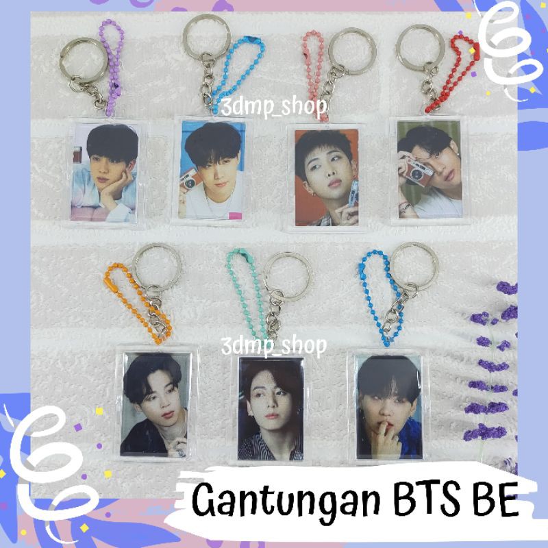 Gantungan Kunci Ganci Keychain BTS BE Jimin V Taehyung Suga Jungkook Rapmonster JHope Jin butter