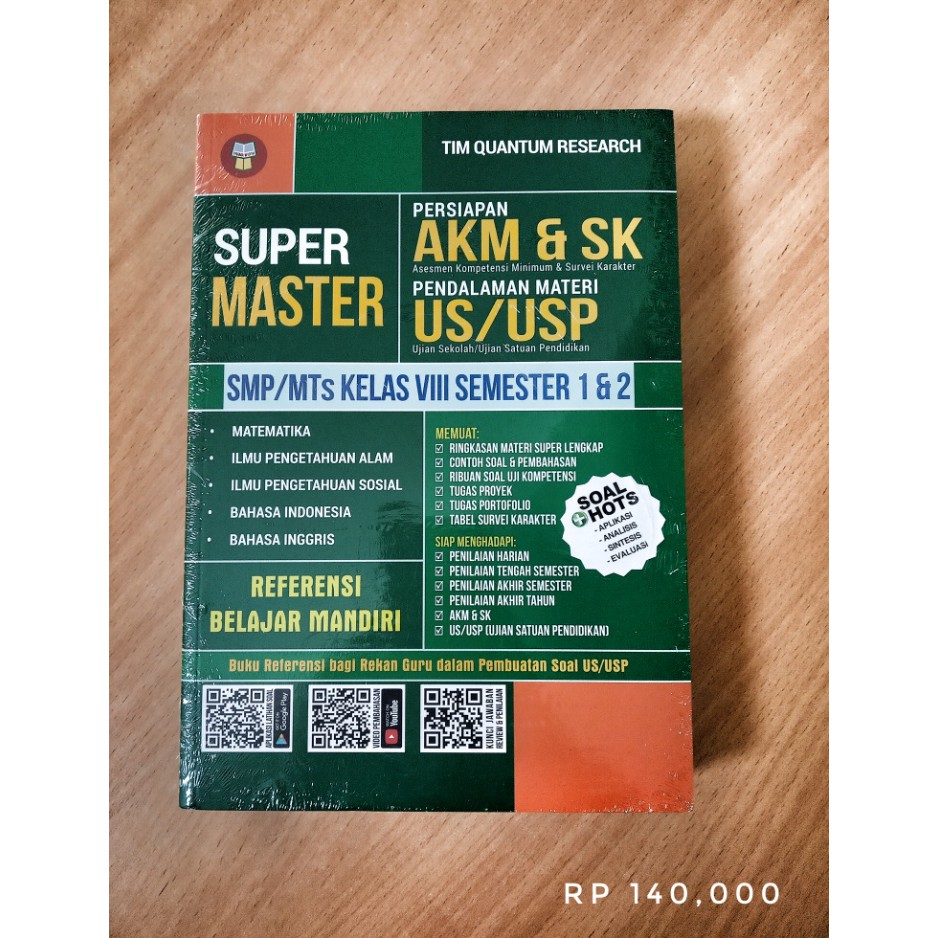 SUPER MASTER PERSIAPAN AKM SMP KELAS 8