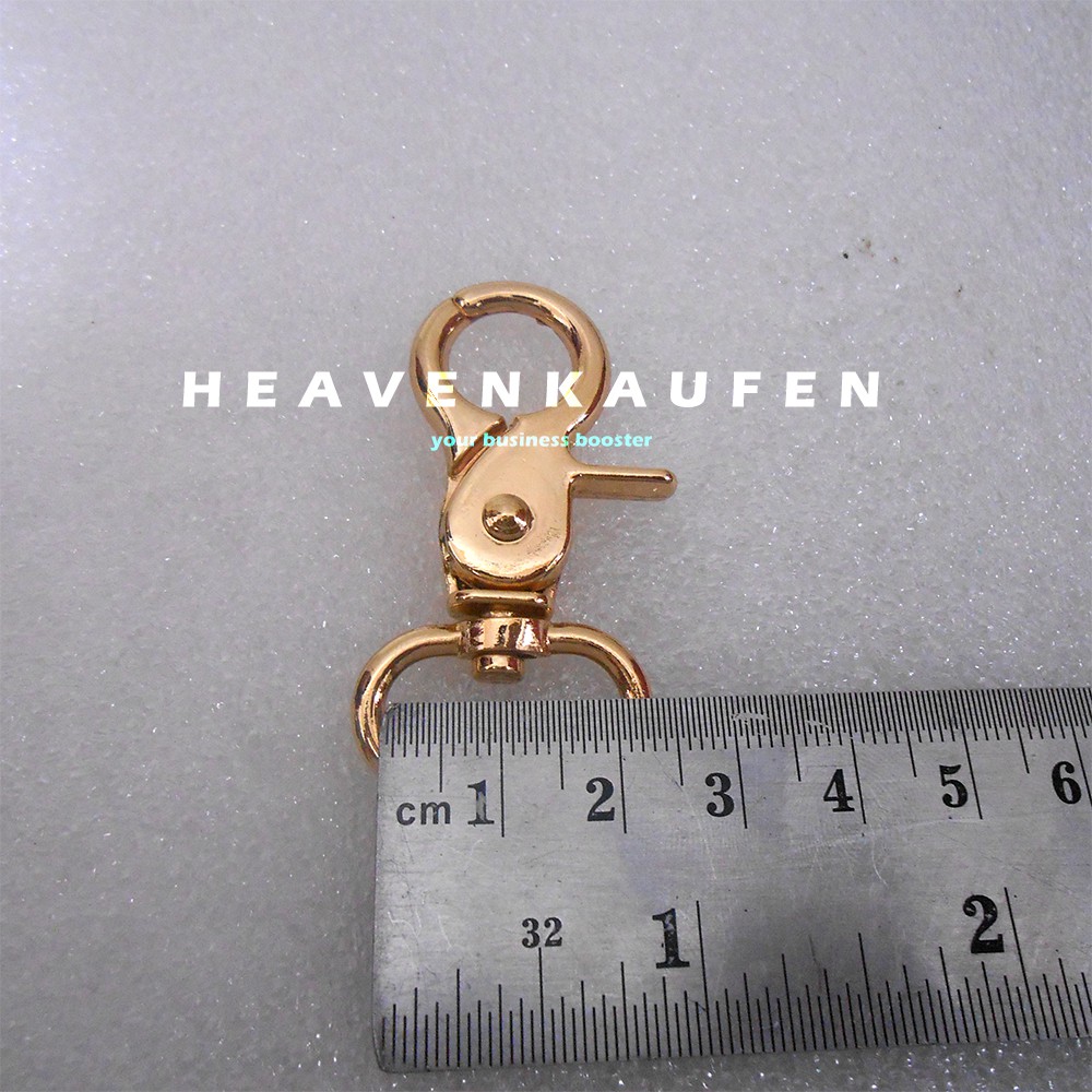 Kait Pengait Kaitan Hook Tas Kakaktua Kakatua 2 cm Gold Muda