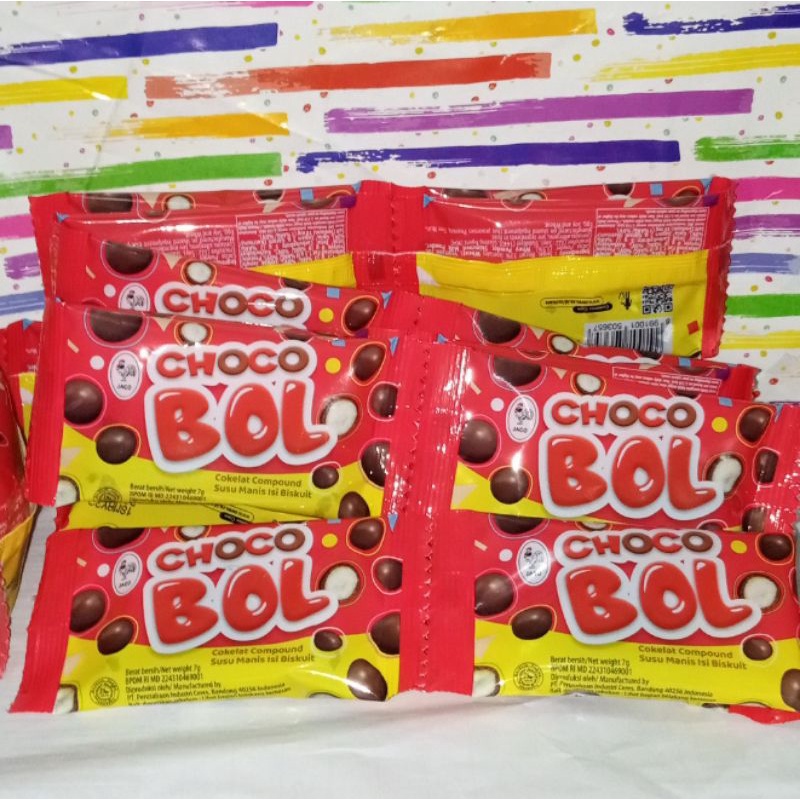 

CHOCO BOL cokelat susu isi biskuit 20pcs