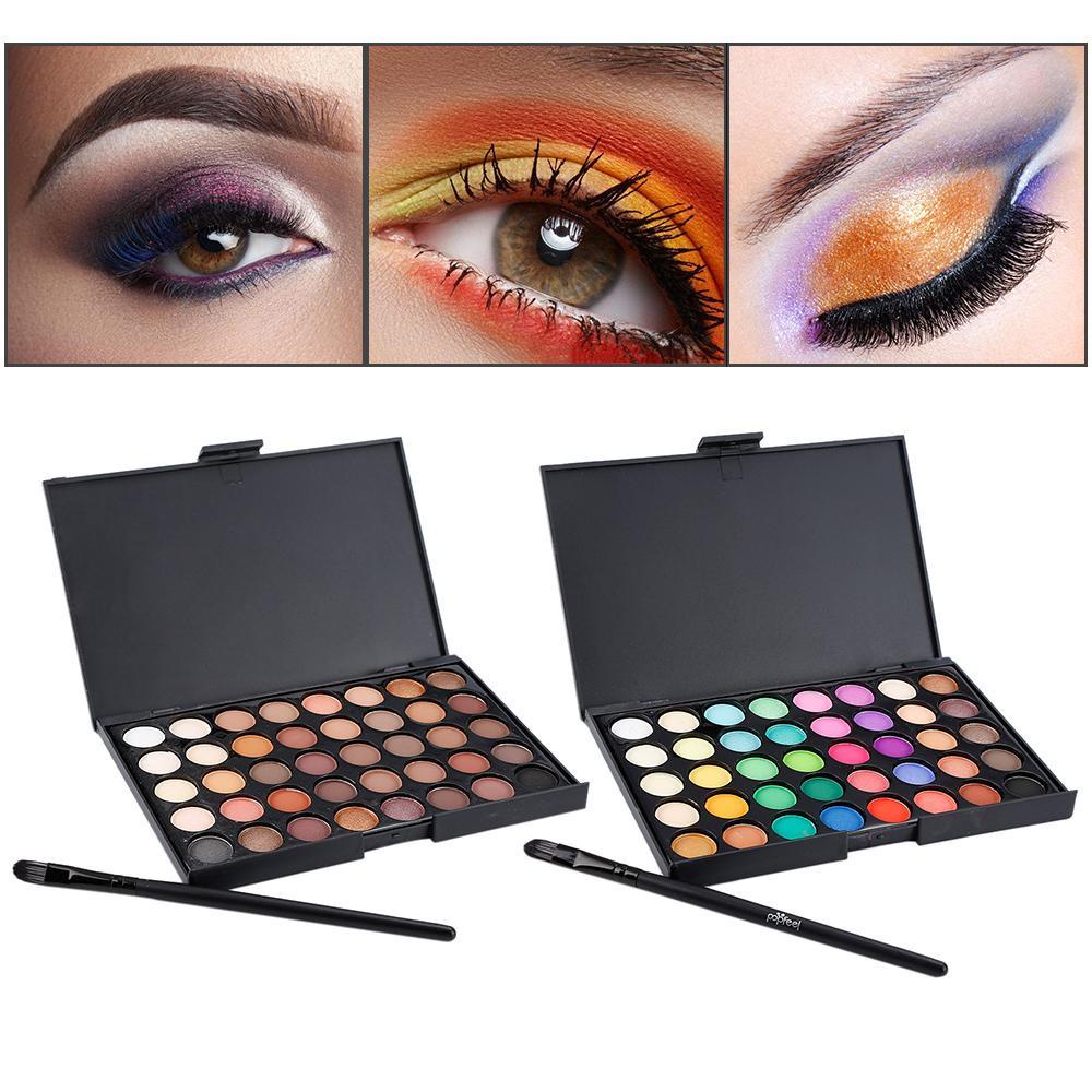 Beauty Jaya - Eyeshadow Popfeel 40 Warna Matte Eye shadow Palatte Shimmer