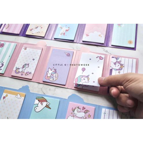Unicorn Sticky Note Lipat/POST IT/PENANDA BUKU/STICKY NOTES TERMURAH-3