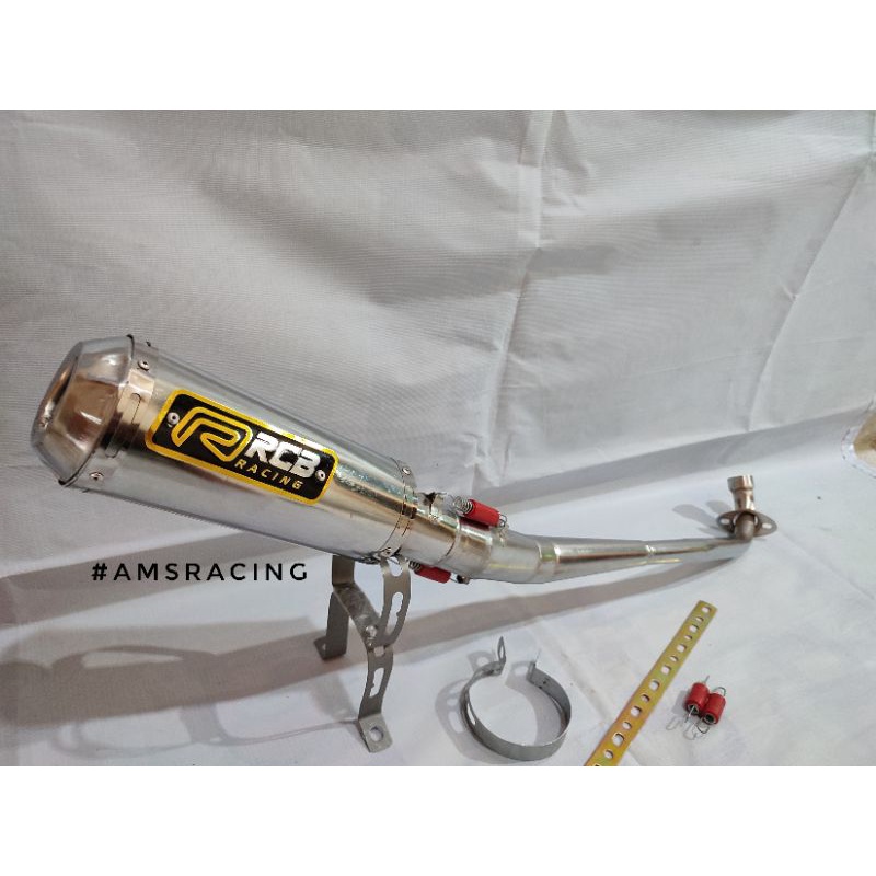 Knalpot racing RCB supra x 110/125/kharisma/blade/revo/jupiter/vega/smash/shogun/astrea/kirana/force