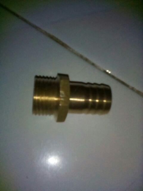 Nipple / Nepel Selang Drat Luar 1/2 X 5/8