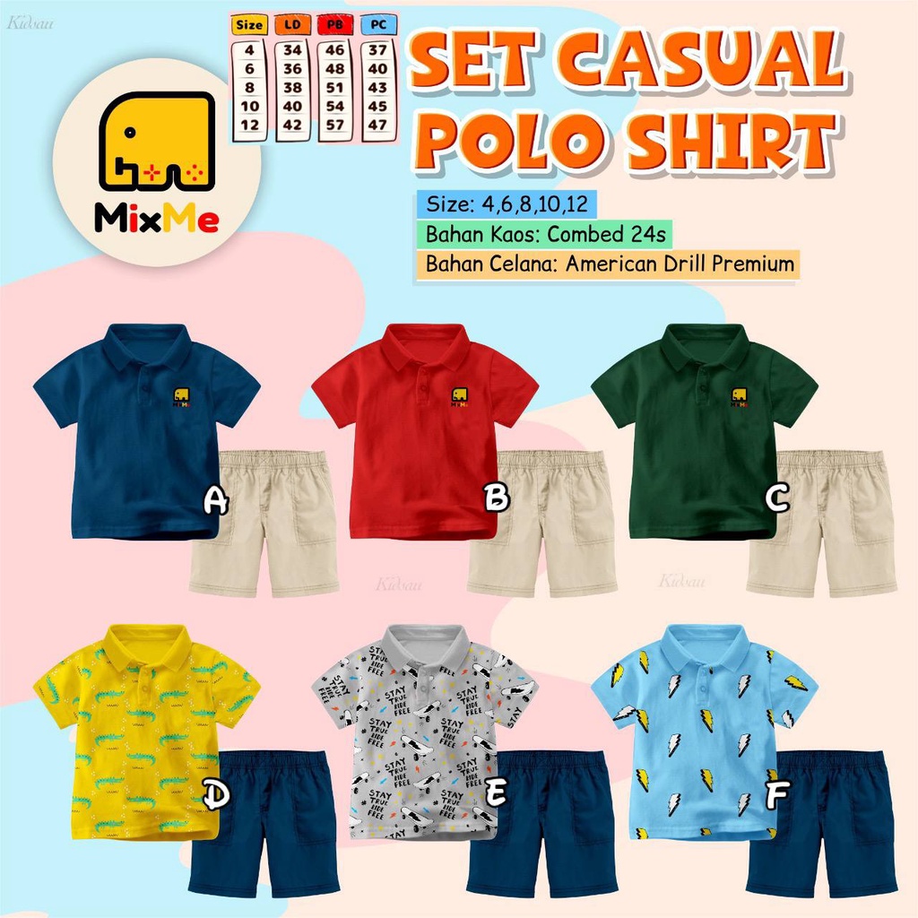 Set Polo Casual by Mixme