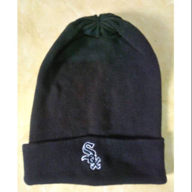 Topi Kupluk Rajut Original Chicago White Sox