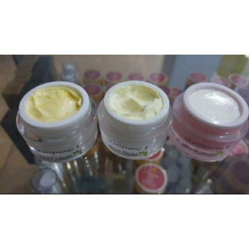 Shineskin Krim Malam Lightening 1, 2, 3, Cream Malam L1, L2, L3