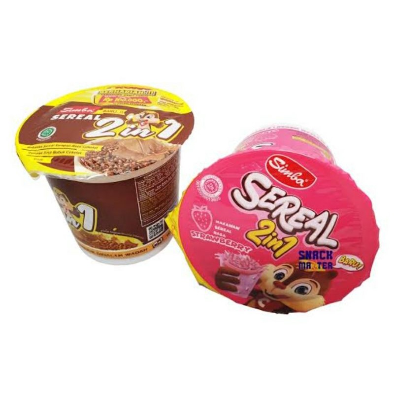 

simba sereal cup 2in1 snack 24gr