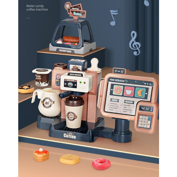 Home Coffee Machine Maker Mainan Anak Membuat Kopi Peran Dapur