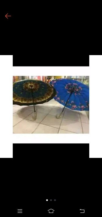 Payung Besar Satin 16 Jari