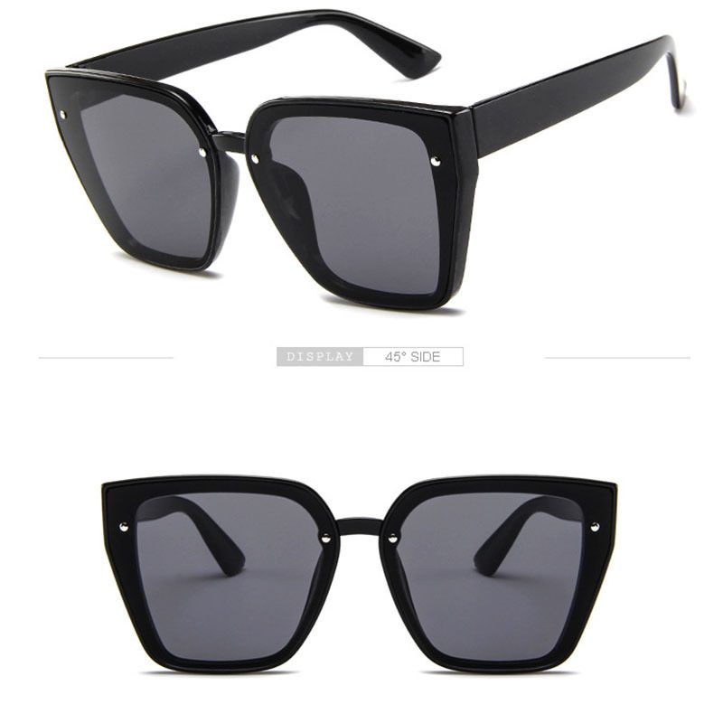 PA Kacamata Korean Trendy Mata Kucing Hitam Wanita Cat Eye Sunglasses Women Kacamata Anti Radiasi KC040