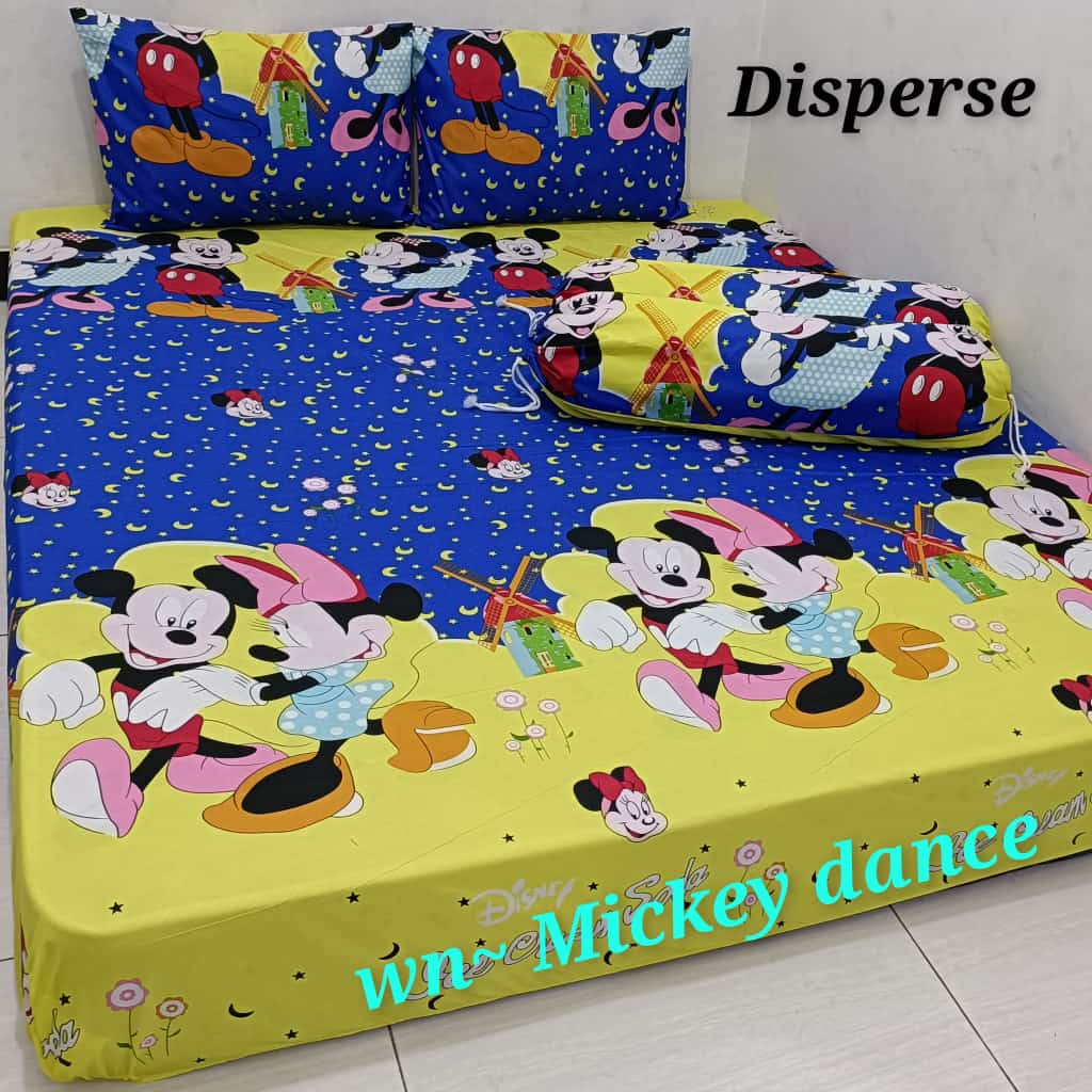 Waty grosir sprei MOTIF MINNIE sprei anak sarban sargul serasi cek motif