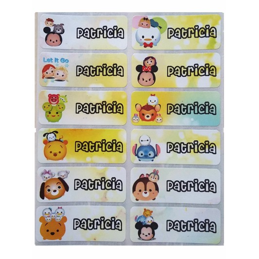 

Sticker Label Nama Anak Waterproof SekolahTsum Tsum Tsum2 Sumsum Size M dan L