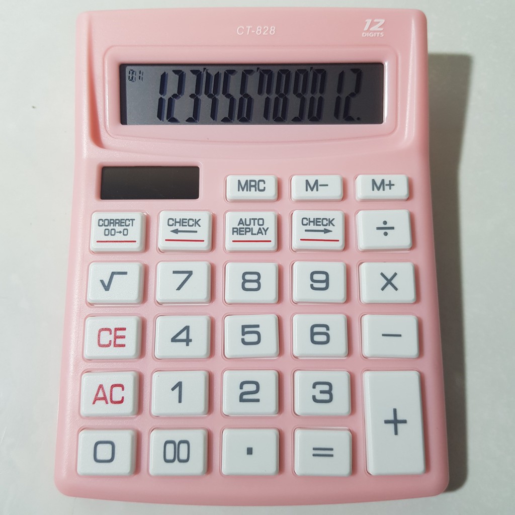 

RB Kalkulator Warna CM-805 12 Digit - Calculator Check Dual 2 Power