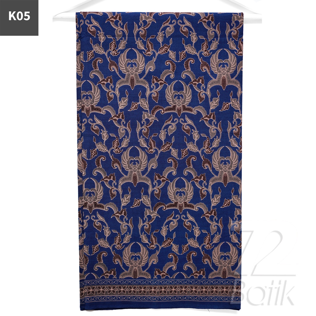 KAIN BATIK PREMIUM Bahan Katun Motif Kembang Crown Warna Cream 721389 Cap 72 Jarik Jarit Samping Kebat Panjang Batik Katun Modern Premium Bahan Seragam Batik Pernikahan Kantor Keluarga Murah Kamen Jadi Batik Bali Lembaran