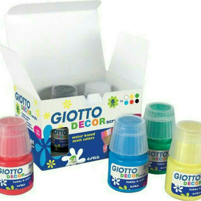 

Giotto Decor Cat Acrylic Set 6 Colour (25ml)