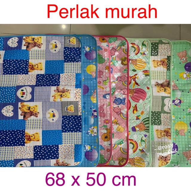 Perlak bayi Alas Tidur Ompol Bayi Perlak Murah alas ompol perlak karet Waterproff Lucu Motif