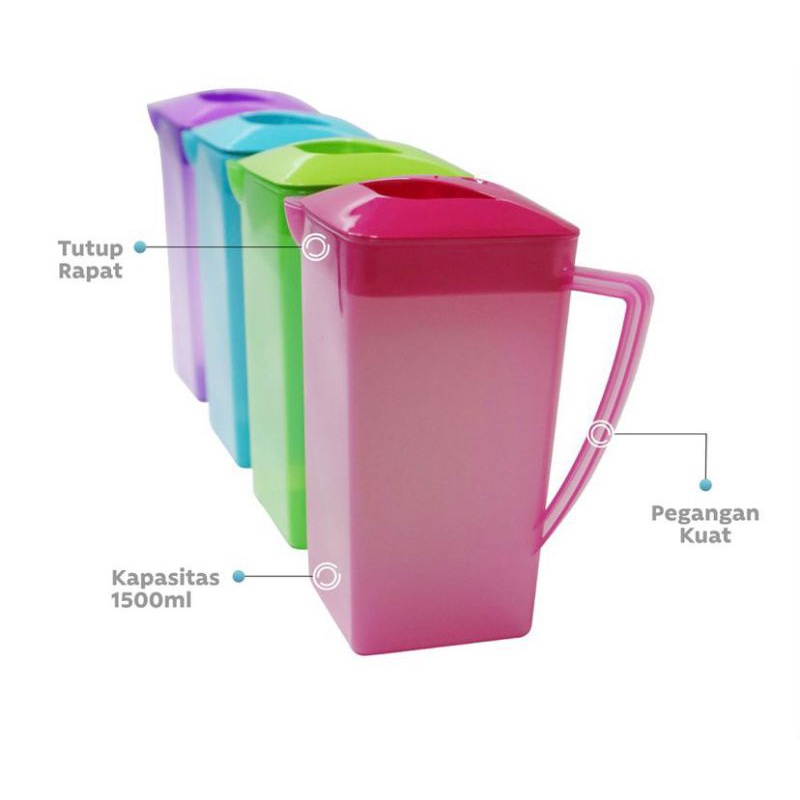 Calista Eskan Pluto Teko Plastik 1.5 Liter Water JUG
