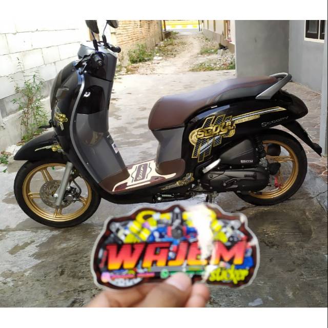 STRIPING SCOOPY NEW ZIGZAG GOLD CARBON