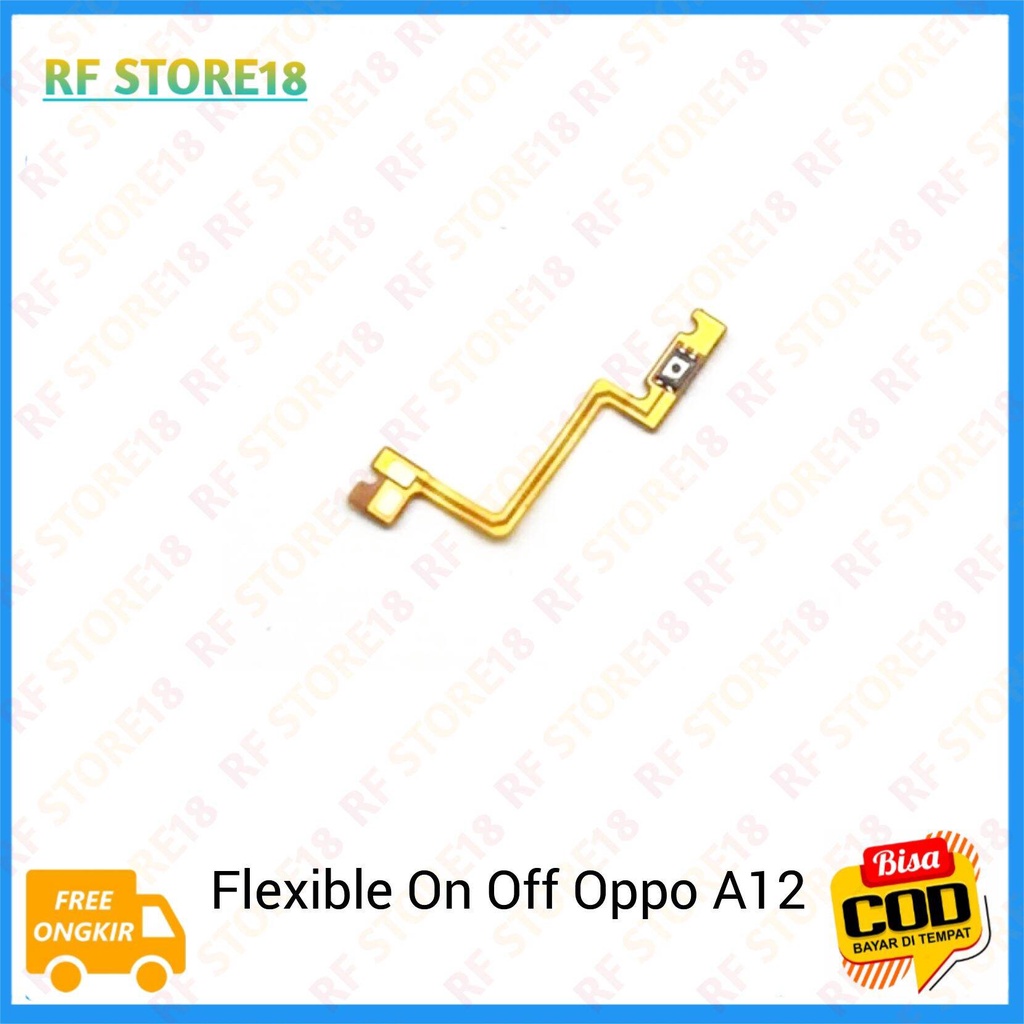 OPPO A12 ORIGINAL 100% - Flexible Tombol Power On Off Flexible On Off Oppo A12 Original 100%