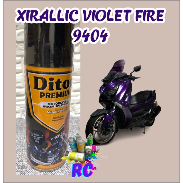 Cat semprot Diton premium 9404 xirallic violet fire