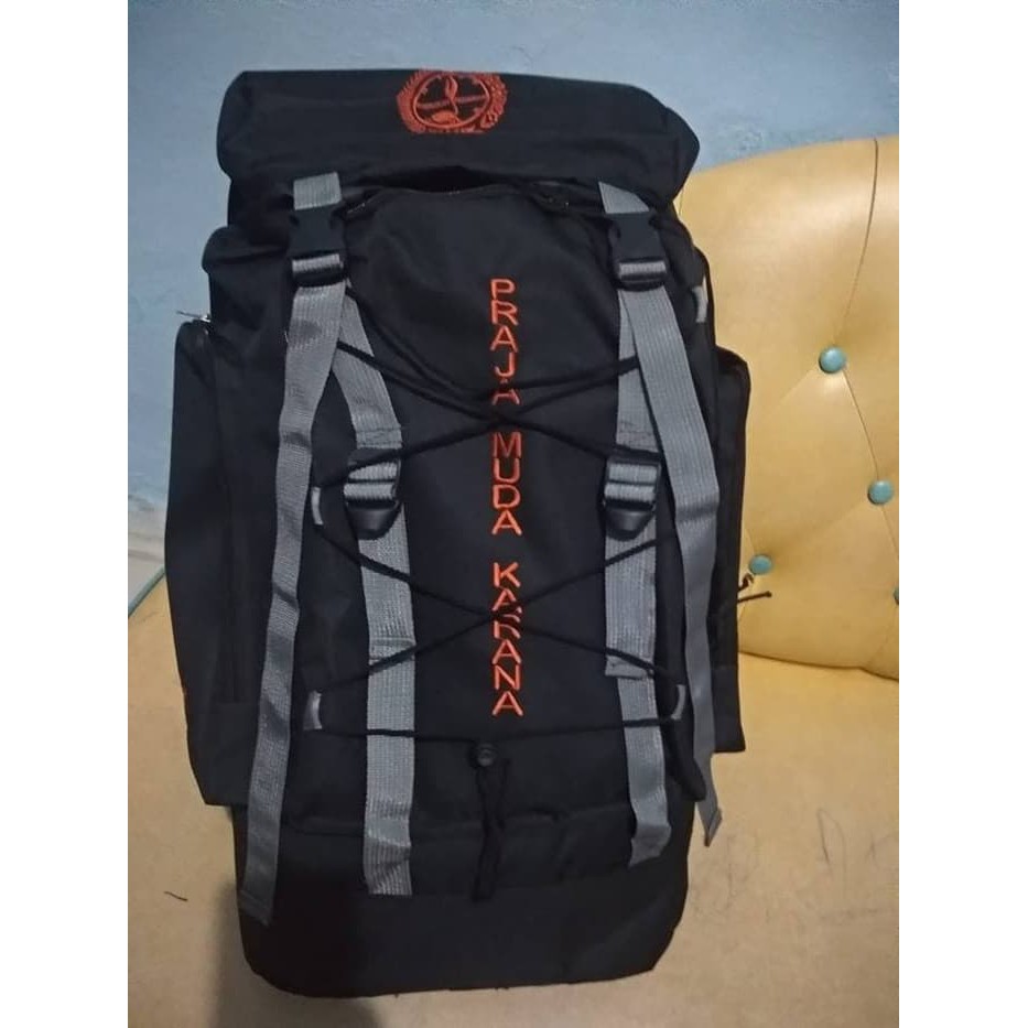 TAS PRAMUKA/TAS GUNUNG/CARRIER PLUS FRAME PLUS RAINCOVER
