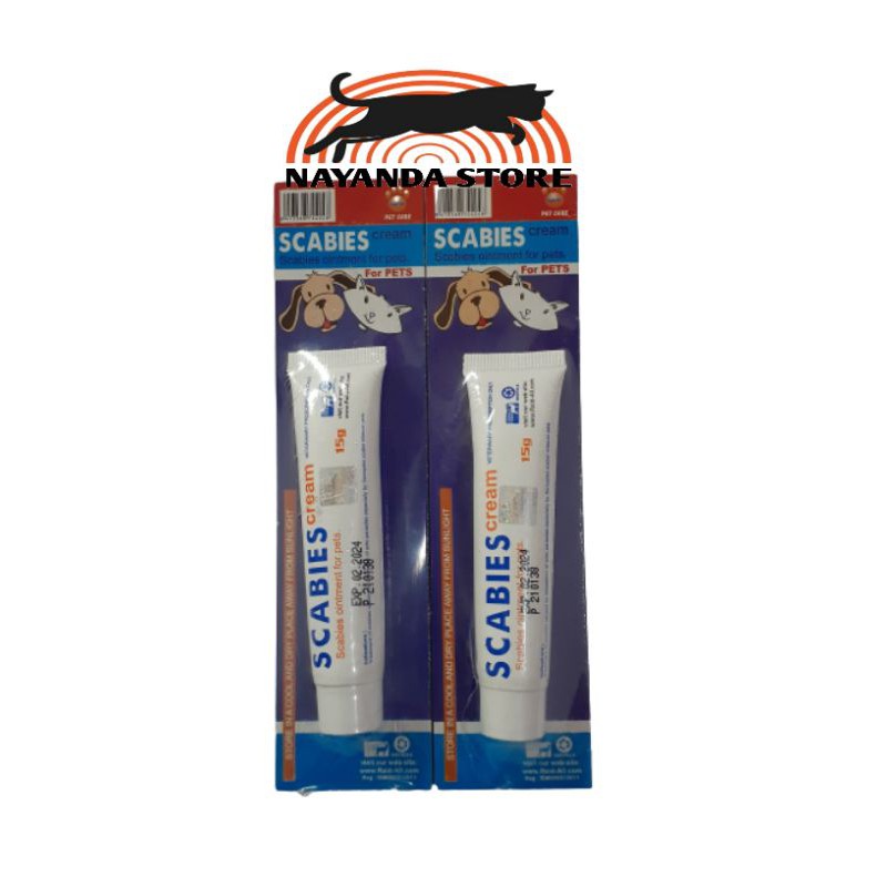 Obat Scabies / obat salep scabies 15gr kucing anjing