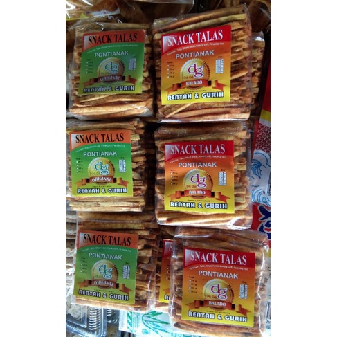 

Snack Talas Pontianak / Stick Talas DG / Stik Talas Dege / Keripik Talas Khas Pontianak / Keripik Keladi / Kripik Keladi / Snack Tales / Oleh Oleh Khas Pontianak Kalimantan Barat