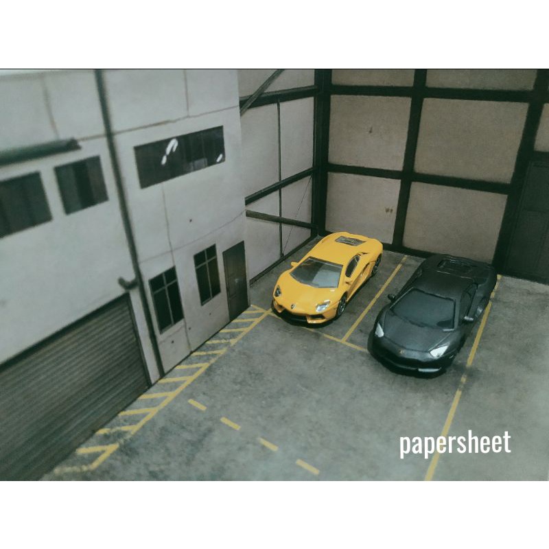 diorama papercraft 1:64,AB3