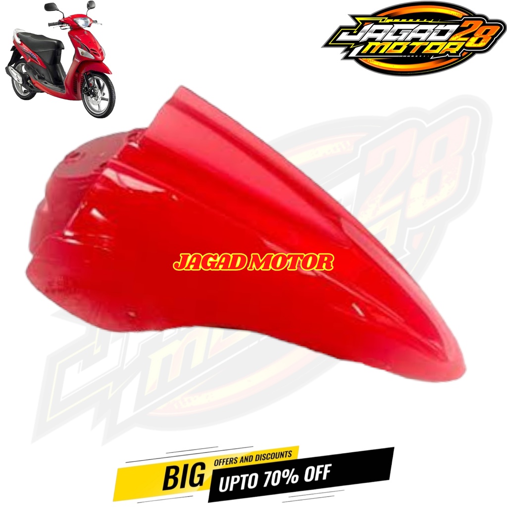 Spakbor Depan Yamaha Mio Spoty Mio Lama Merah Cabe / Sepakbor Depan Yamaha Mio Sporty Mio Lama Merah Cabe / Slebor Selebor Depan Yamaha Mio Sporty Mio Lama Merah Cabe