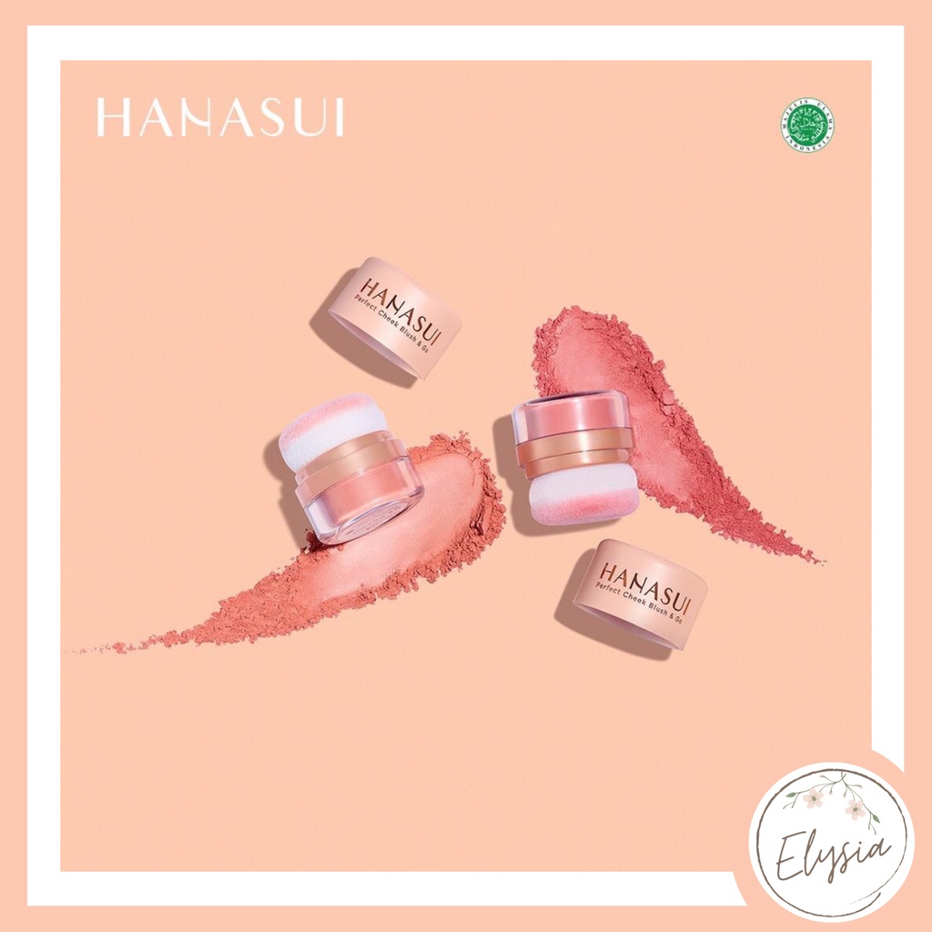 Hanasui Perfect Cheek Blush &amp; Go Powder / hanasui blushon / hanasui blush