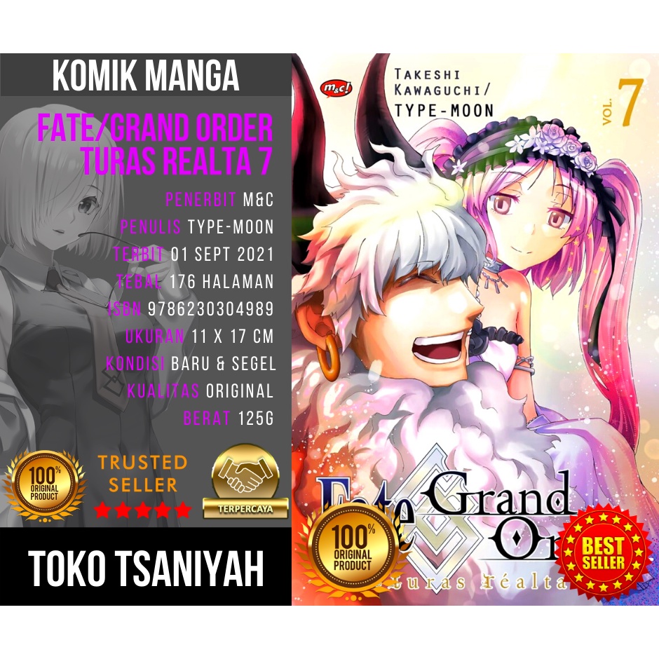 Komik Fate Grand Order Turas Realta 7 Fate/Grand Order 07 Manhwa Anime Manga Fantasi Petualangan