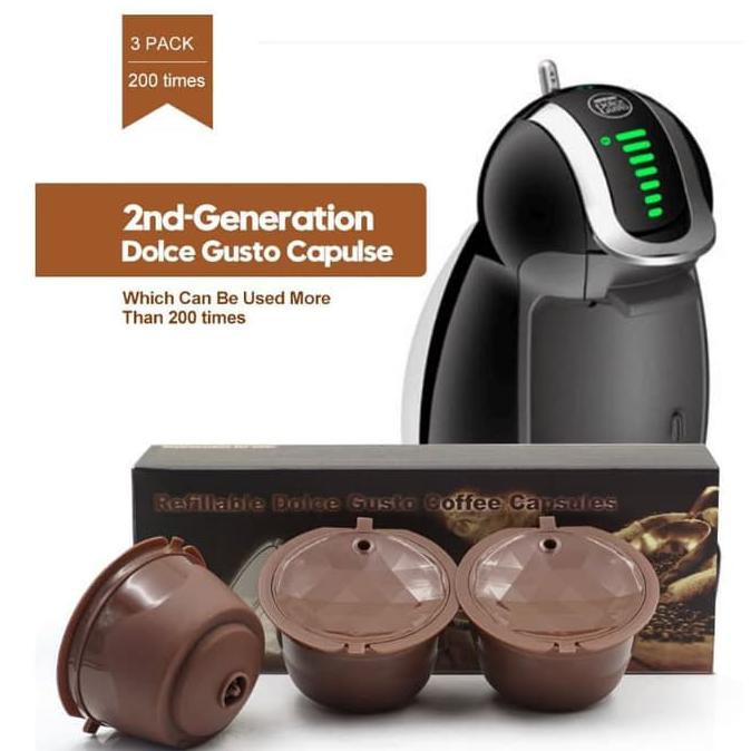 

READY COD 3 Pcs Kapsul Isi Ulang Nescafe Dolce Gusto Refill (Box) Generasi 2 DISKON
