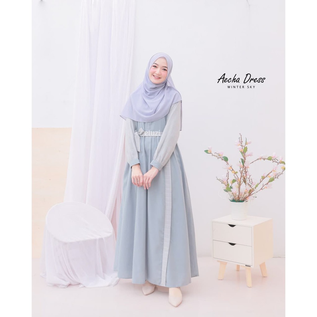 ETUZI AECHA DRESS GAMIS BAJU MUSLIM SYARI