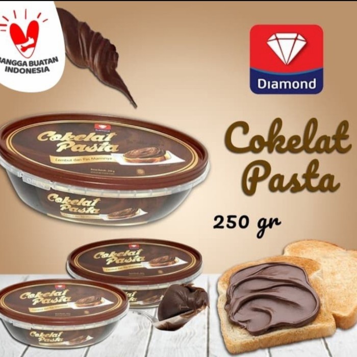 Diamond Premium Cokelat Pasta Cup 250gram, BEST SELLER!!