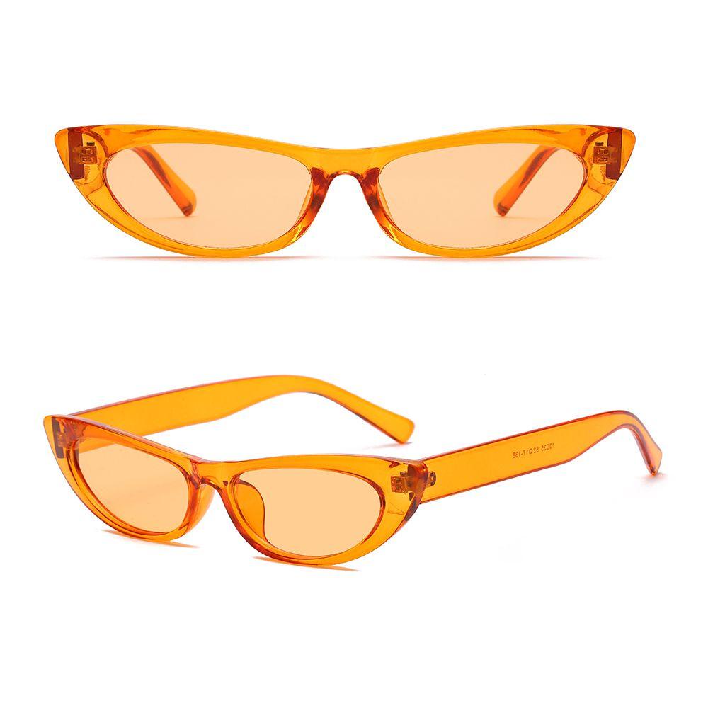 Lily Kacamata Hitam Untuk Wanita Vintage Streetwear UV400 Fashion Eyewear