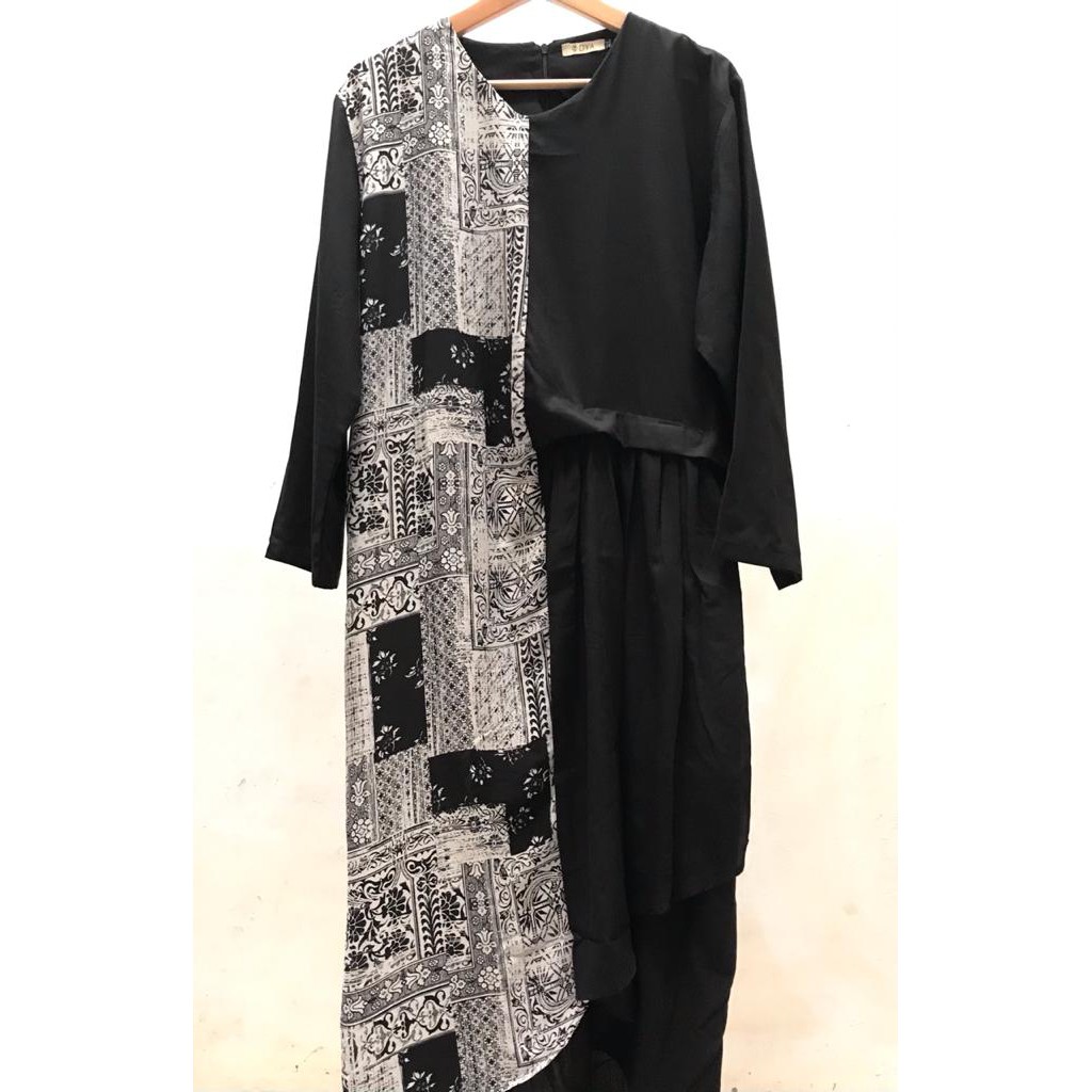Preloved Bigsize (Brand DYA ID) CHOYA BLACK DRESS - Big size