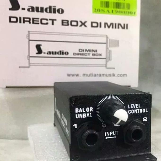 S Audio Di Box Direct Box Di Mini Termurah