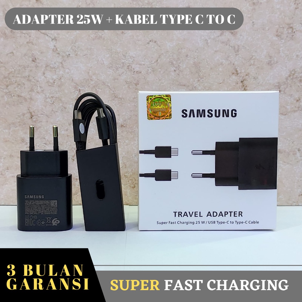 Super Fast Charging Samsung Galaxy A52/A72/ A73/A53/ S21/S22 /NOTE 10/ NOTE 20 ULTRA  25Watt Original 100% A