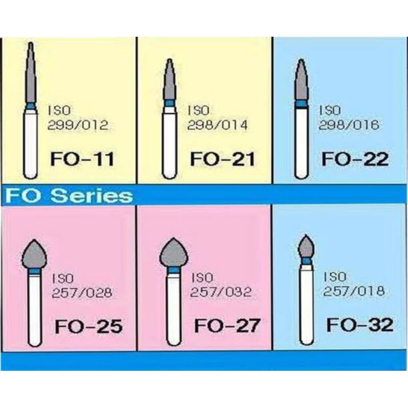 Dental Diamond Bur (FO-) /diamond bur mata bur flame