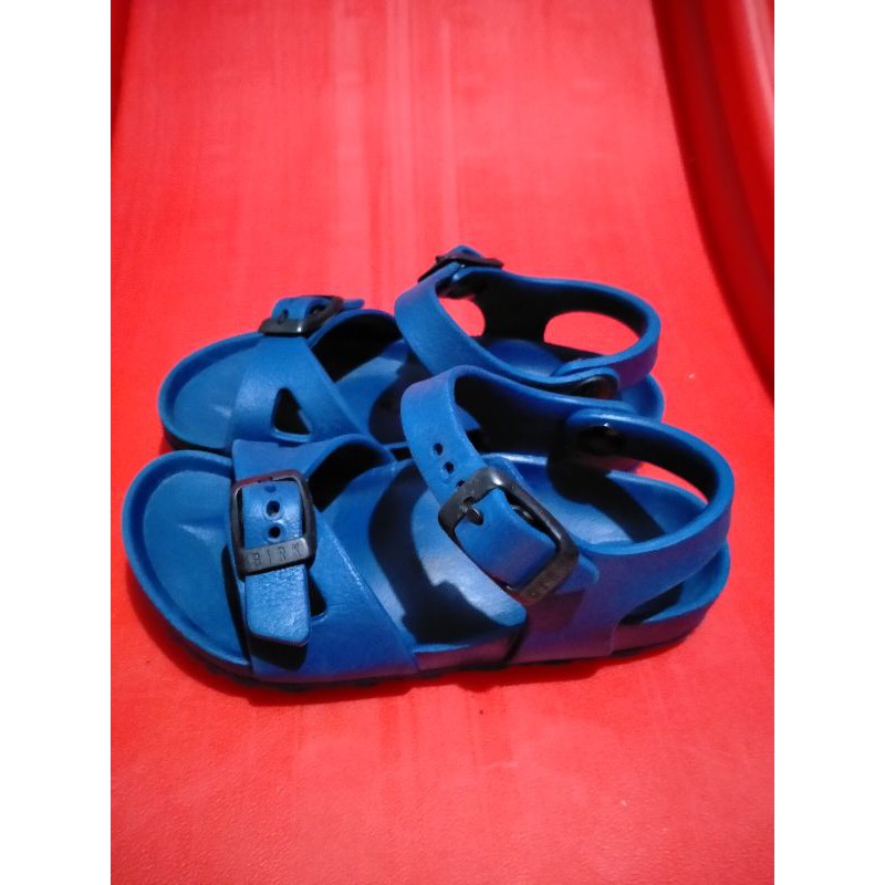 Preloved Birkenstock Rio Eva Kids Original Preloved Birkenstock Anak Navy Size 24