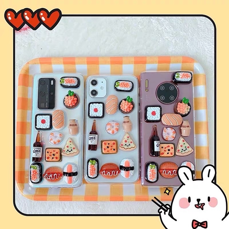 Sushi 3D Case Xiaomi Redmi Note 11 Pro 5g 4g 10 9 8 7 6 5 4 3 2 ultra 10T 8A 7A S2 S3 MI A3 PLUS LITE